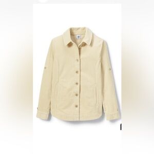 Cabi scout jacket in color bone amazing stretch